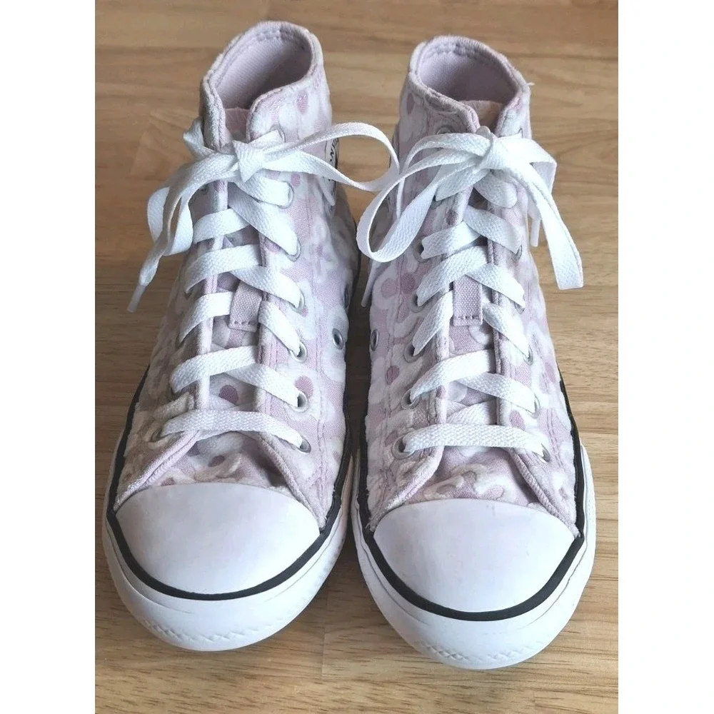 Converse Chuck Taylor All Star Floral Chenille Kids High Top Sneaker Size 2